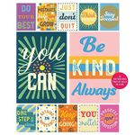 S&O Motivational Mini Notebooks Bulk Set w/Unique Messages – 24 Inspirational Notebooks for Kids - Mini Notepads Bulk - Mini Notebook for Kids Set - Mini Journals Bulk Notebooks - 44 pages, 3.5” x 5”