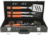 Mr. Bar-B-Q 94006Y 20-Piece Rubber Grip Set in Black Attache Case