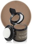 Hairline Powder for Women Men, VOLLUCK Root Touch Up Hair Powder Root Cover Up Hair Color Powder 0.35 Ounce, Hair Shadow Powder Cover Root Concealer, Bald Spots, Eyebrows, Brown