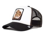 Goorin Bros. The Farm Trucker Hat, Black King Lion, One Size