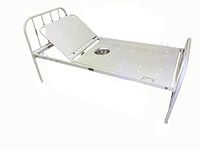 P.M.P.S.? Semi Fowler Commode (inbuilt) Medical Patients Bed with Toilet Option - 1 Function of Back Rest Elevation Present (without Mattress)