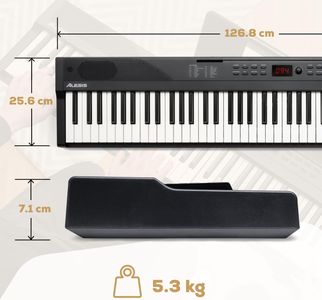 Alesis 88-Key Digital Keyboard Piano – Full Size Portable