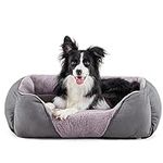 MIXJOY Dog Beds for Medium Dogs Was