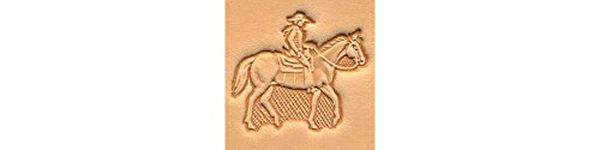 Horse Rider 3d Leather Stamping Tool by Tandy Leather