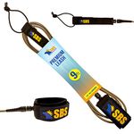 Santa Barbara Surfing SBS 9ft Surf Leash for Longboard & Paddleboard