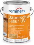 Remmers Permanent Protection Stain UV Oak Rustic 2.5 litres Wood UV Protection for Outdoor Use, Also for Light Shades and Colourless UV+, Block-Resistant, Weatherproof