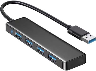 USB 3.0 Hub, VIENON 4-Port USB Hub USB Splitter USB Expander for Laptop, Xbox, Flash Drive, HDD, Console, Printer, Camera,Keyborad, Mouse（4-Port）