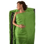 Sea to Summit Premium Silk Sleeping Bag Liner, Rectangular (73x37 inches), Green