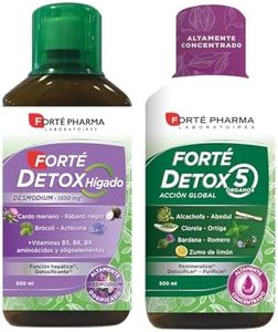 Dúo Detox Vital: Forté Detox Hígado y Forté Detox 5 Órganos - Purifica tu cuerpo con plantas y nutrientes esenciales. ¡Bienestar en cada gota!
