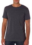 Bella 3001 Unisex Jersey Short Sleeve Tee - Dark Grey Heather, 2XL