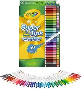 Flamastry zmywalne Crayola Supertips 50 sztuk