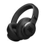 JBL Live 770NC - Wireless Over-Ear Headphones with True Adaptive Noise Cancelling with Smart Ambient, Up to 65 Hours of Battery Life, Comfort-fit Fabric Headband & Carrying Pouch (Black)