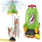 Skirfy Water Sprinkler for Kids Toys,Summer Water Rocket Launcher for Kids,Outdoor Sprinkler Toy Backyard Lawn Birthday Gift for Girls Boys Age 3 4 5 6 7 8 Year Old