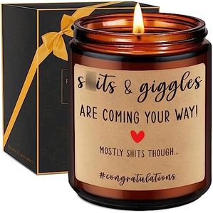 Miracu Scented Candles - Congratulations Pregnancy Gift, Funny New Mom Gifts, New Dad Gifts - Dad, Mom to Be, New Parents Gifts for Couples, New Mommy Mama Mum New Mom Gifts for Women Before Birth