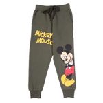 Nap Chief Kids Disney Mickey and Friends Joggers for Boys & Girls, Cotton Track Pant Trousers for Kids Casual Wear- (DS2073Y_Olive_13-14 Years)