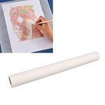 Wide Tracing Paper, Sewing Pattern Paper 18in 44cm Wide Tracing Paper Roll White High Transparency Clear Ink Absorption Pattern Paper with Good Ink Absorption for Sewing Drafting (23m / 75.5ft)