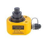 MMNZE 30T 54mm/2.1" Stroke Hydraulic Cylinder Low Profile Jack Multi-Section Ram Jack Lifting Cylinder for Machinery Ship Bridge Construction