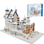 Aigidusansu New Swan Stone Castle Micro Blocks Set, 5986pcs World Architecture Mini Diamond Blocks Bricks, Building Toy 3D puzzle for Children Gift