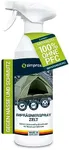 simprax® Tent Waterproofing Spray - Certified Eco-Friendly, UV-Stable & Biodegradable Waterproof Spray | Made in Germany | Waterproofing Spray Enhances Water-Repellency for Tent & Technical Textiles