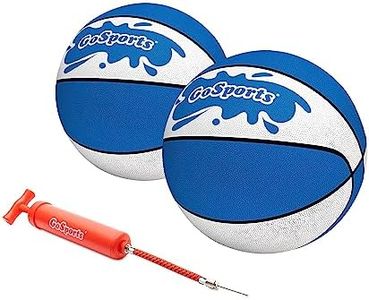 GoSports Water Basketballs 2 Pack - Choose Between Size 3 and Size 6, Great for Swimming Pool Basketball Hoops