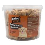 Extra Select Gravy Bones Chicken Flavoured Dog Treat Biscuits in a 3ltr Bucket (approx 290 biscuits)