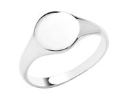 Sterling Silver Signet Ring size J K L M N O P Q R S T U V (S)