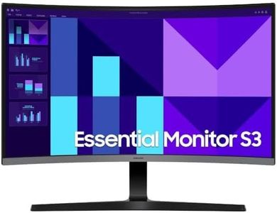 Samsung 32" FHD 1080p VA Panel 100Hz 4ms Curved Monitor (LS32D390GAEXXY)