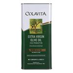 Colavita Extra Virgin Olive Oil - Premium Selection (5L) | Imported from Italy | Ideal for Cooking, Salad Dressings, and Marinades | Cold Pressed Oil | Tin Can Pack