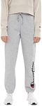 Champion Women's Script High Waist Jogger, Oxford Heather, X-Small