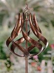 Roseland wind sculpture spinner burnished gold. Delivery 1-3 business days.