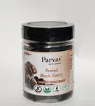 Peeled Black Garlic by Deeba's Parvaa - 100% natural - Made with care using PPE- Bioavailable - Controls- Hypertention - Heart Health - Dosage 2-3 clove per day (Pack size : 90 gm)