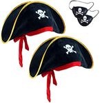 D-Fokes 2 Pieces Pirate Hat Skull P