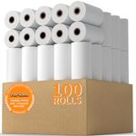 PAPRMA 2 1/4'' x 50' Receipt Paper Rolls POS Thermal Paper Cash Register Paper Rolls for Credit Card Machine (100 Rolls)