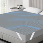 GUTANUSS Grounding Bed Sheet Grounding Mat Earthing UK Bedding Bed Sheet with 10% Silver Fiber & 90% Organic Cotton Natural Wellness and Healthy Earth Energy