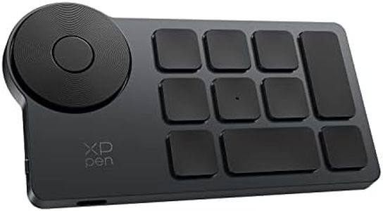 XPPen Mini Keydial ACK05 Wireless Shortcut Keyboard Bluetooth Programmable Express Remote Control with Dial & Customized Express Keys for Drawing Tablet PC MacBook Windows Images Video Editing