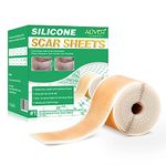 Silicone Scar Sheets, Professional for Scars Caused by C-Section, Surgery, Burn, Keloid, Acne, and More, Drug-Free, Silicone Scar Roll [1.5Meters]