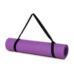 Crown Cult Yoga mat eva Material 4mm Anti-Slip Yoga Mat for Gym Workout|Exercise Mat For Home Gym | Yoga Mat For Gym Workout and Yoga Exercise