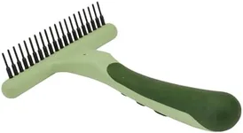 Coastal Pet Safari Dog Single Row Undercoat Rake - Undercoat Brush for Dogs with Medium and Long Hair - Dog Detangler Comb and Dematting Brush - Single Row