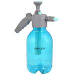 ORILEY Agro 2Ltr Handheld Garden Spray Bottle Clear Portable Sprayer with Adjustable Nozzle and Hand Pressure for Plant Mist Pumping Yard & Weed (Random Colour)