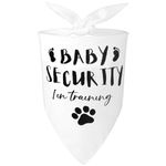 Dog Bandana Pregnancy Announcement Bandana for Dogs Baby Security Printed Dog Scarf Comfortable Monogram Triangle Scarf washable pet scarf pet accessories for Large Dogs