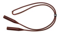 Bhavya Optic® Spectacle Rope Band Long Silicone Band Retainer Eyeglasses Strap Holder Waterproof Glasses Retainer, Sports Sunglasses Silicone Holder Chain for Men Women and Kids (Brown, 1)