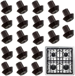 IMPRESA 20-Pack of Viking Range - Compatible Grate Rubber Feet Bumpers - Heat-Resistant Material, Works with Many Gas Stove Burner Grates - Equivalent to PD040035 Foot Products