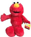 Sesame Street - Plush Elmo (red) 11"/28cm sitting and 15"/40cm standing - Quality super soft