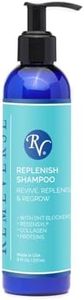 RemeVerse - Replenishing Shampoo With Redensyl (1%) to Revive Thinning Hair - Cleansing Hair Growth Formula - Silicone & Sulfate Free - Botanical Blend - Vitamin C & E - Natural Citrus Scent - 8oz