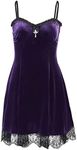 DINGJIUYAN Gothic Mini Dress Women 