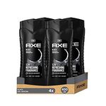 Axe 3-in-1 Shower Gel & Shampoo Black XL for Long-Lasting Freshness and Fragrance Dermatologically Tested 400 ml Pack of 4