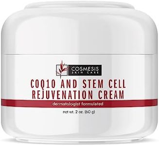 CoQ10 & Stem Cell Rejuvenation Cream - Fight Oxidative Stress, Reduce Wrinkles, Promote Youthful Skin. Goji Berry & Orchid Extracts. 2 oz.