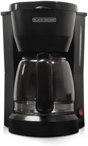 BLACK+DECKER 5-Cup Coffeemaker, Black, DCM600B