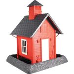 North States Mypet North State 8B9084 School House Birdfeeder, Red, one Size