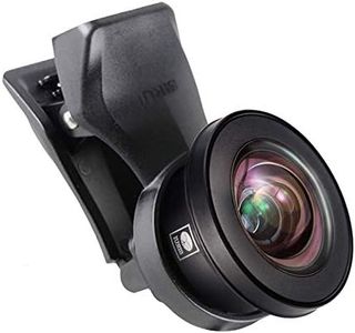 SIRUI Black Upgraded Version 170°FE Fisheye Macro Mobile Phone Camera Attachment Lens with Mobile Lens Clip Adapter